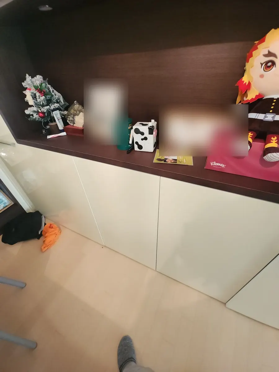 싱크대 원터치 교체 — 가지런히 닫힌 수납장 문짝